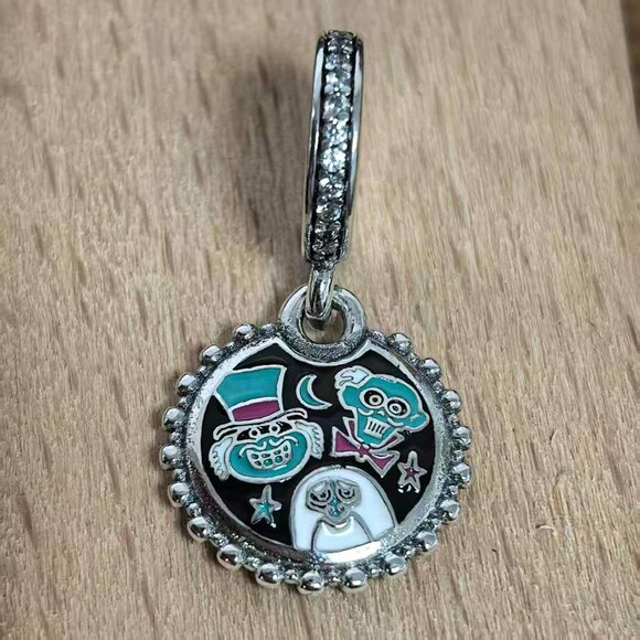 Pandora Halloween 2023 Haunted Mansion Hitchhiking Ghosts Charm, S925 Silver - Picture 1 of 4